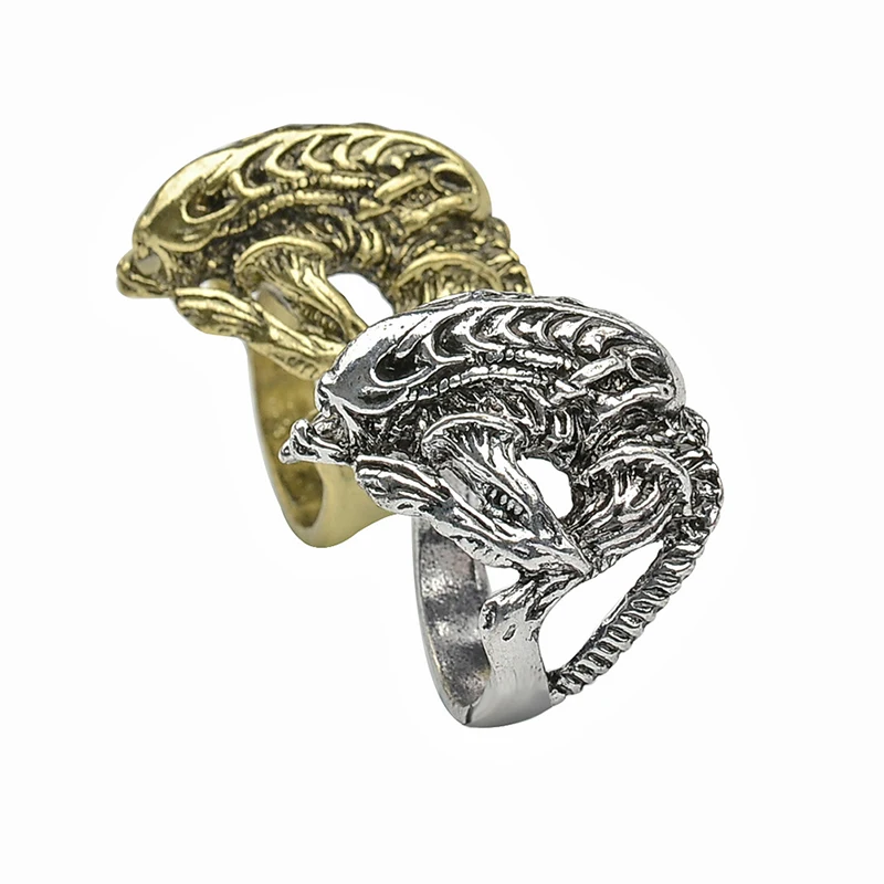 Модные Винтажные чужеродные Хищники панк кольца на пальцы фаланги мужские