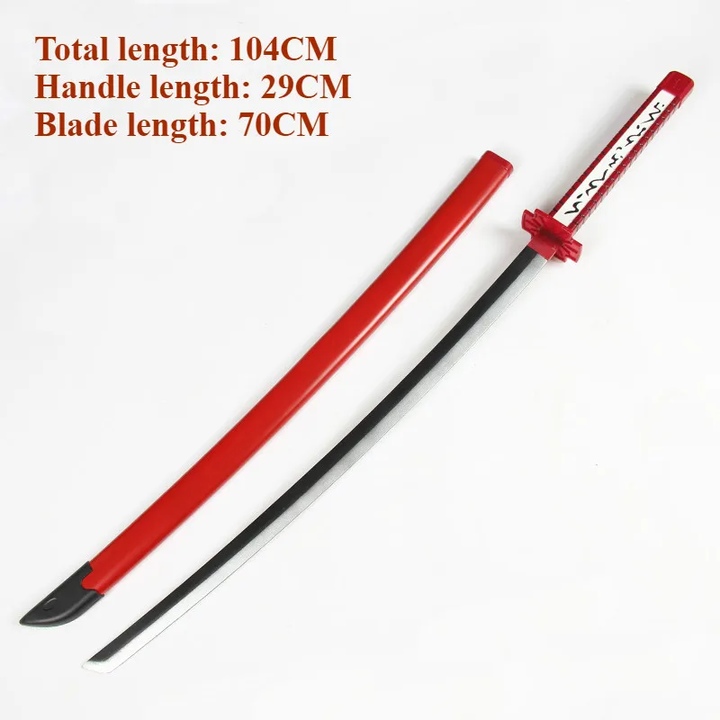 Style C (104CM) Аниме Акаме Ga KILL! Меч, реквизит для косплея, оружие Teigu Murasame, яд, удар, ночной налет, меч, красный или черный, на выбор, 104 см - Цвет: Style C (104CM)