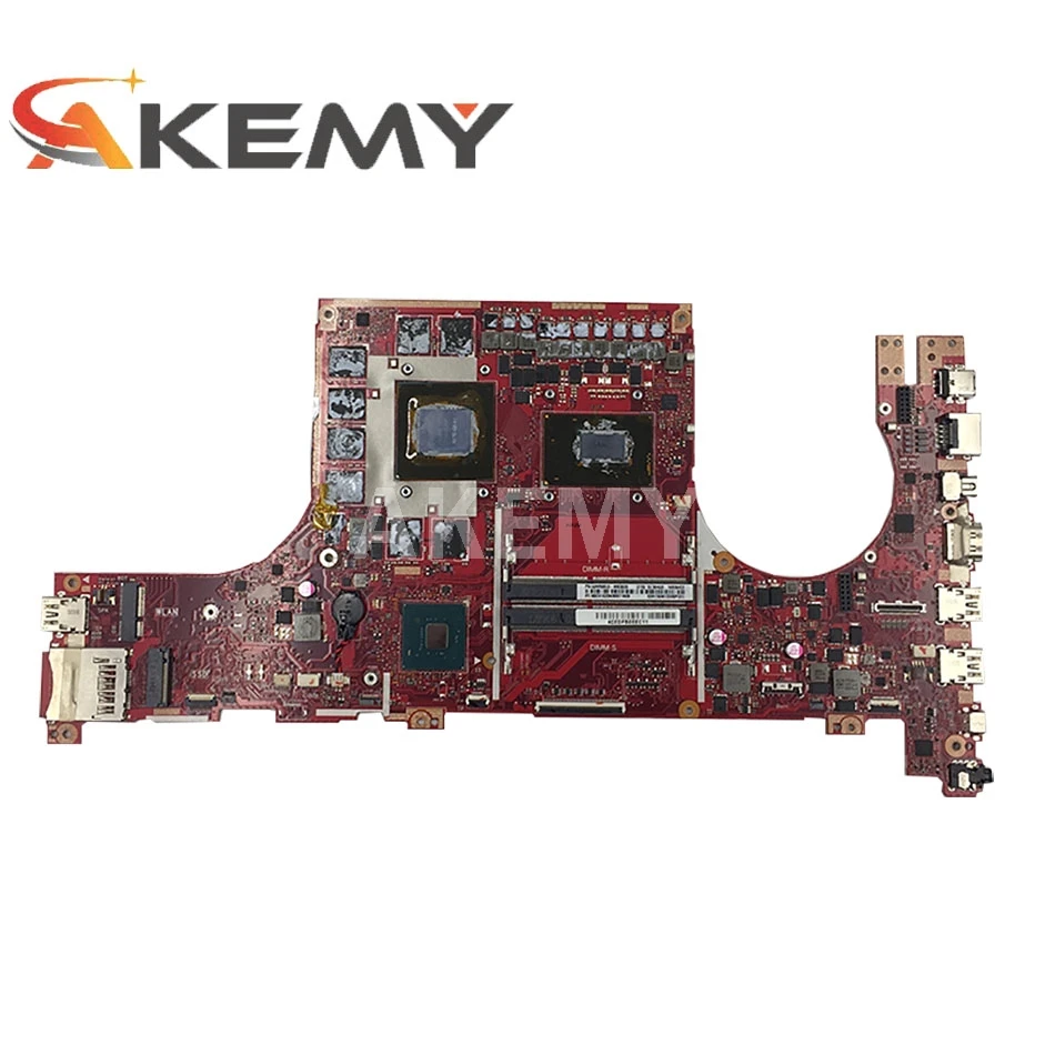 Preise GL504GS Laptop Motherboard Für ASUS ROG Strix Narbe II GL504GS Original Mainboard HM370 I7-8750H GTX1070 V8G