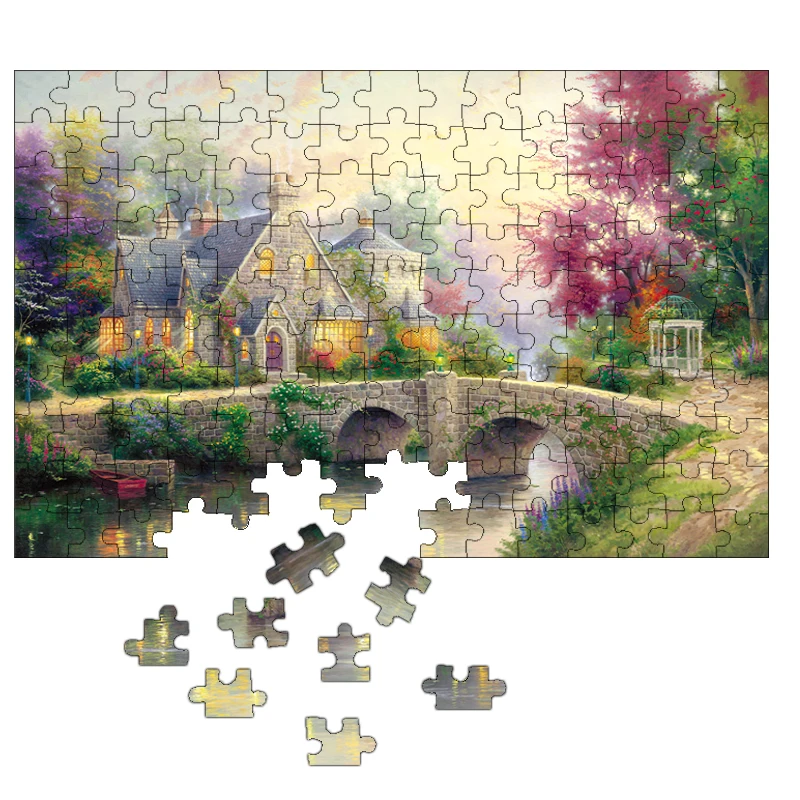 

Wooden Toys Jigsaw Puzzles 35 70 96 150 Pieces Wooden DIY Puzzles Difficult 3D Mysterious Puzzle Games Adults Wood Toys Crafts