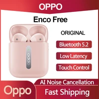 oppo enco free wireless bluetooth earphones super dynamic speaker ai call noise reduction slidingtouch hands free headset