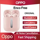 Беспроводные Bluetooth-наушники OPPO Enco Free, супер динамический динамик, шумоподавление звонков AI, SlidingTouch, гарнитура громкой связи