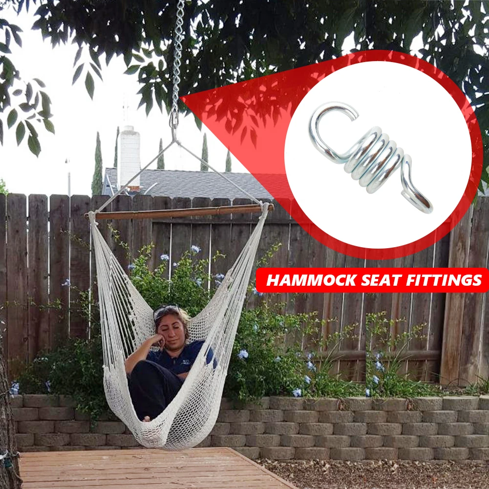 

300KG/ 650KG Weight Capacity Iron Buckle Stainless Steel Hammock Spring for fastening Swing Chair stabilize Hanging Seat