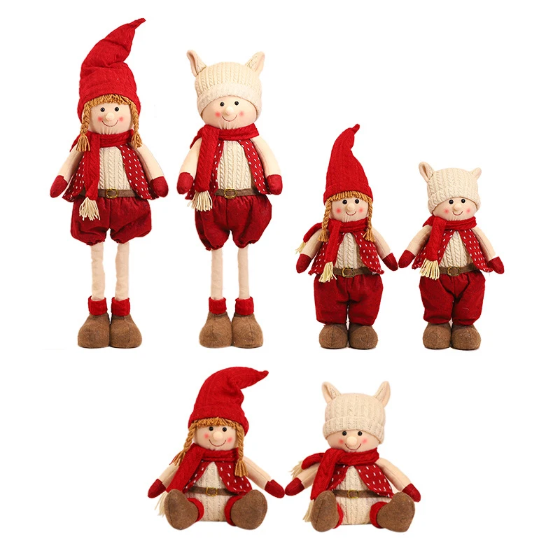 1pc Cartoon Elf Christmas Boys Girls Doll Toy Home New Year Party Table Desk Decor Hotel Shopwindow Xmas Pendant Ornaments | Дом и сад