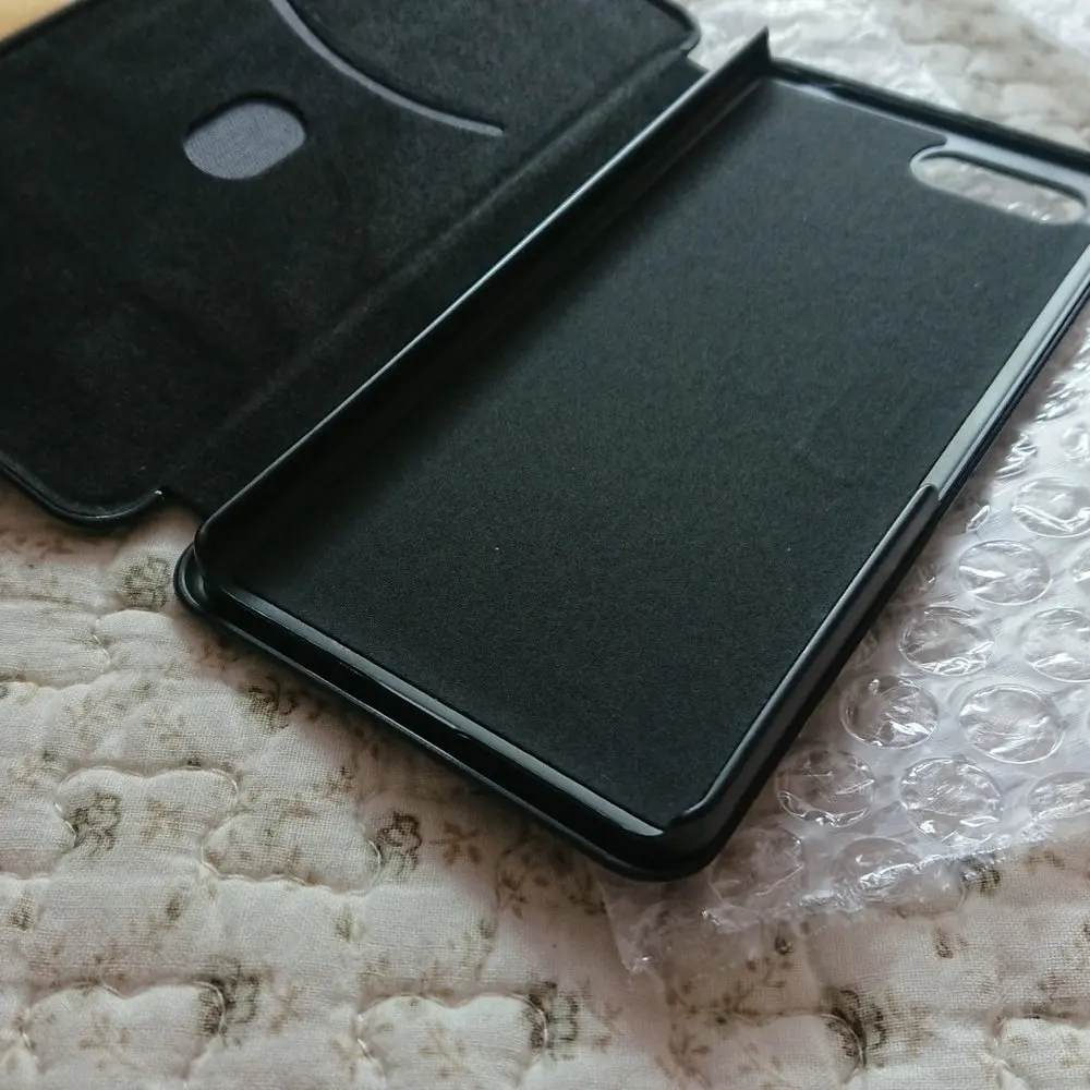 Чехол из углеродного волокна для Blackberry KEY2 Роскошный кожаный флип чехол KEYONE