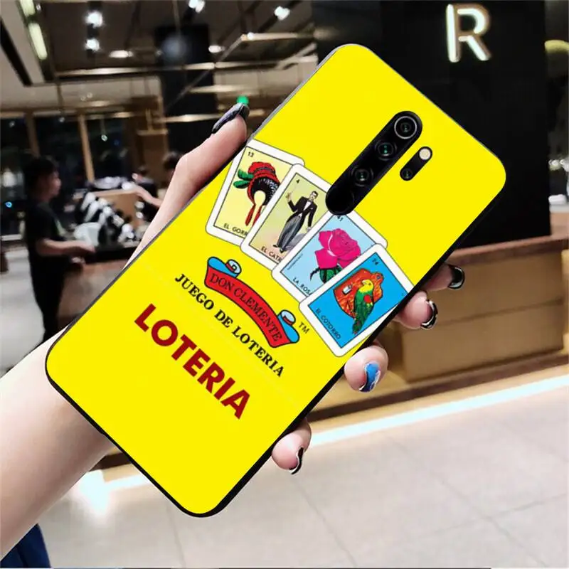 HUAGETOP мексиканский бинго лотерия DIY искусственный чехол для Redmi Note 9 8 8T 8A 7 6 6A Go Pro Max
