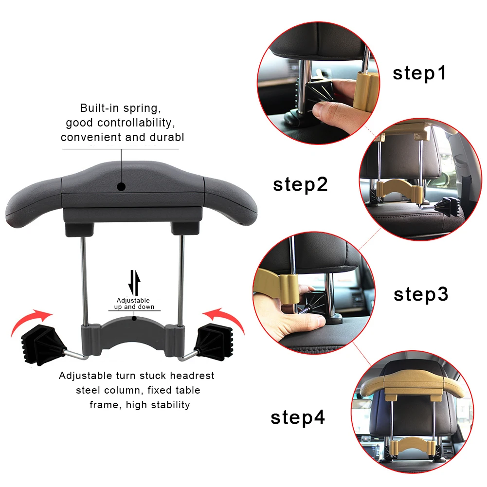 Автомобильная вешалка гаджеты для интерьера подголовника выдвижная спинки