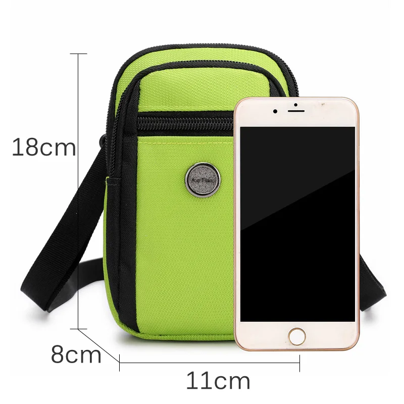 Многофункциональная маленькая сумка через плечо для мужчин нейлоновый поясной