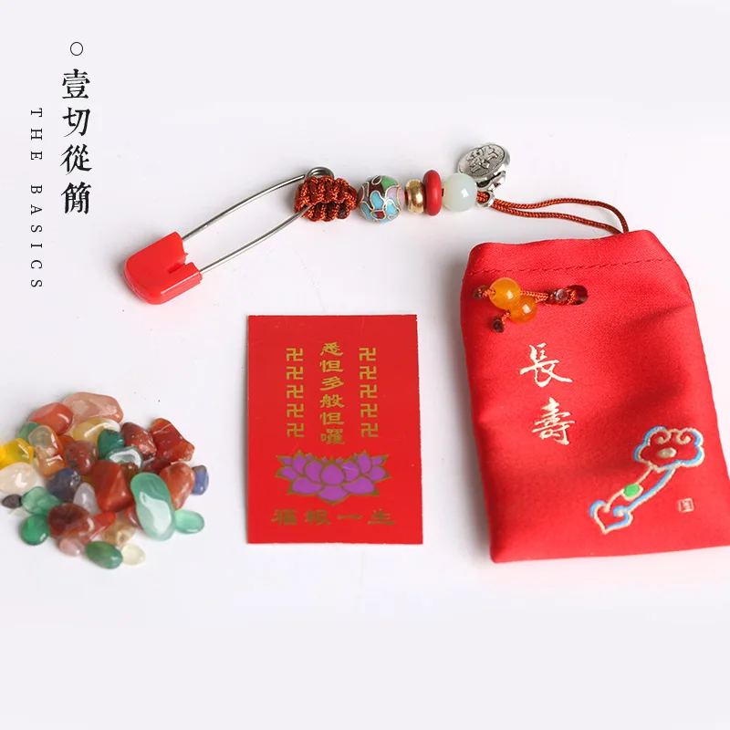 Женская атласная брошь в виде сумочки на удачу с полумесяцем|Шармы| |