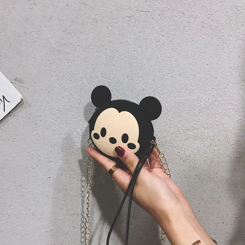 Новинка простая стерео сумка через плечо Disney кошелек для монет Модный