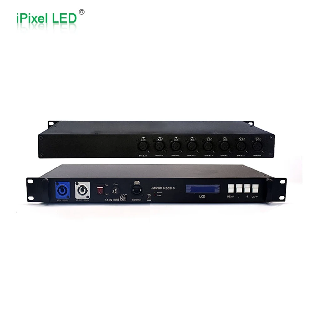 

DMX512 Ethernet Artnet Led Controller 500MA 8*512Pixels