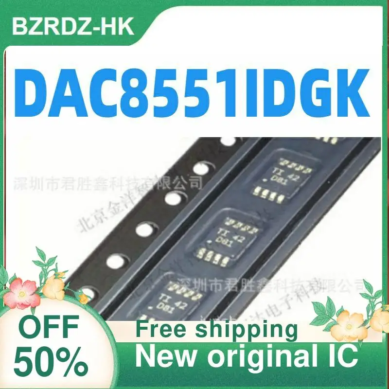 

1-20PCS DAC8551IDGK D81 MSOP8 DAC DAC8551I New original IC