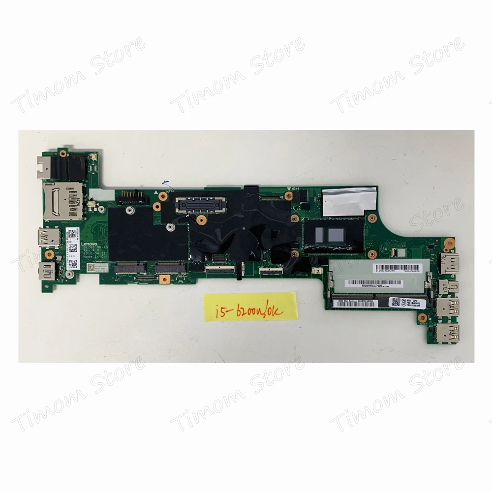 I5-6200U для ThinkPad X260 20F5 20F6 материнская плата ноутбука Lenovo BX260 NM-A531 100% полностью
