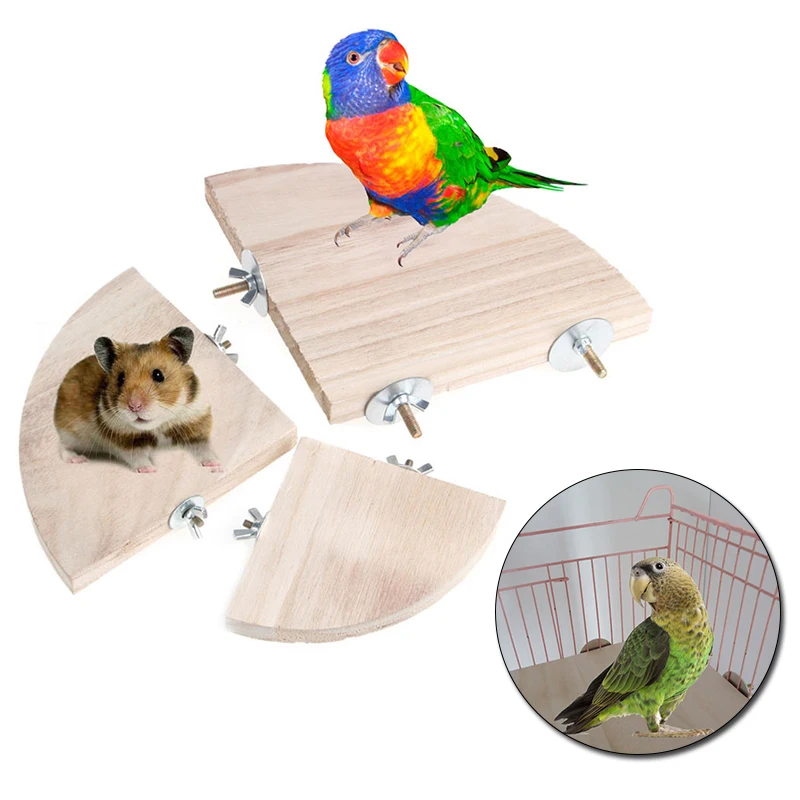 Деревянная платформа для прыжков хомяков птиц попугаев домашних животных