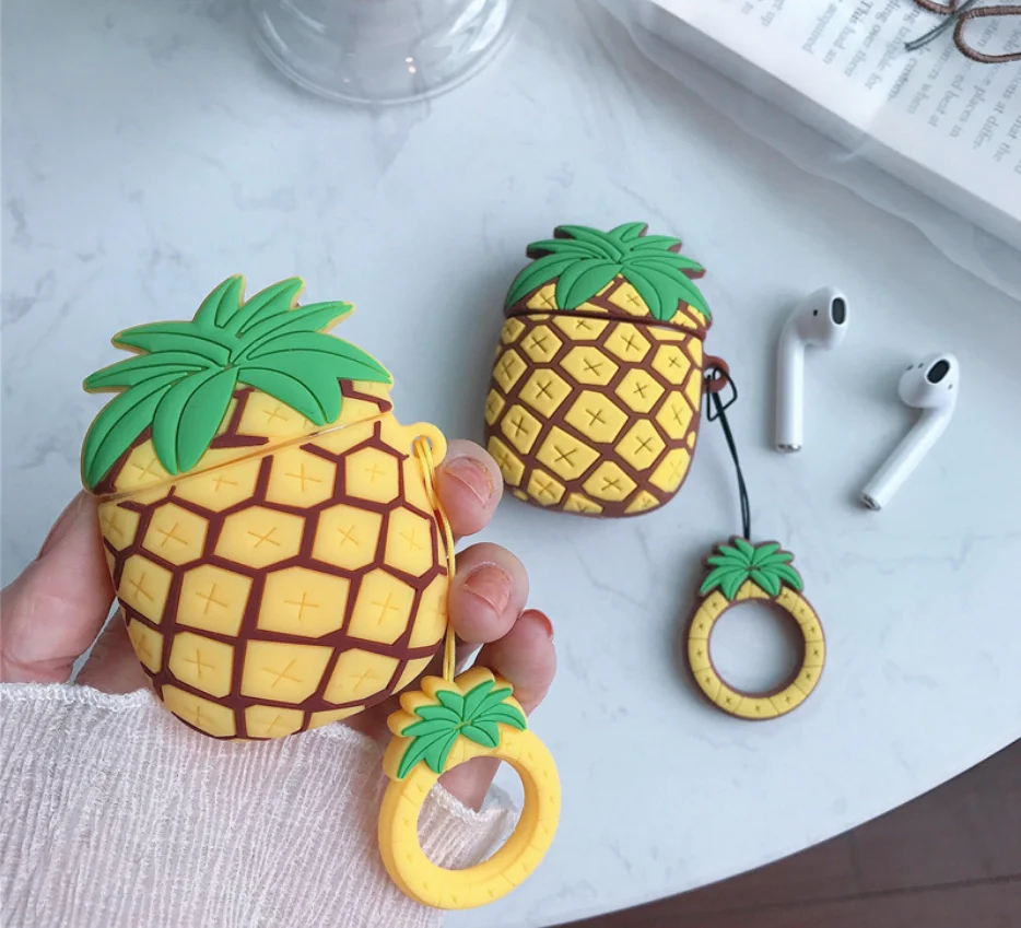 Чехол для наушников поколение силиконовый защитный чехол Airpods 2 Универсальный