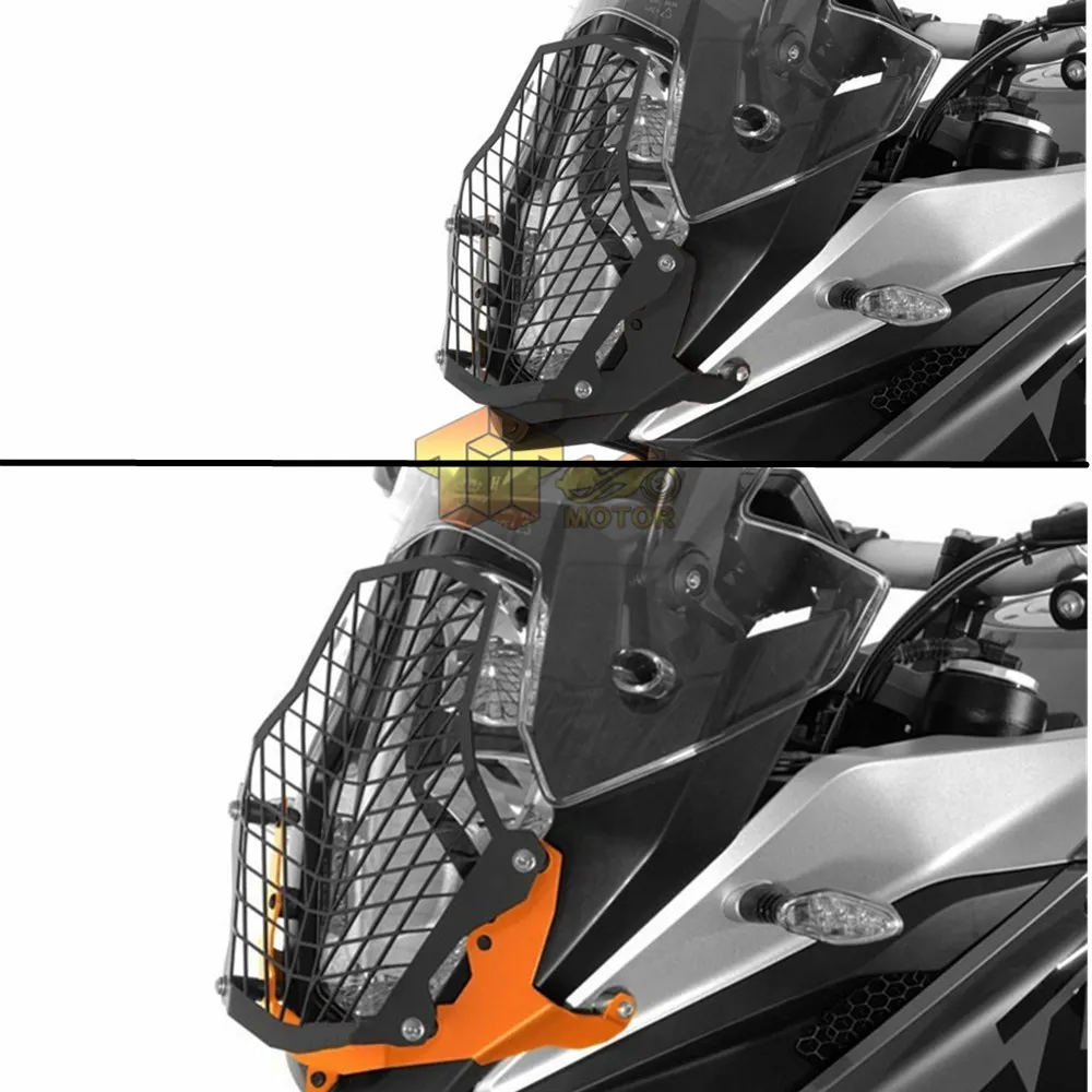 

Orange For KTM 1050 1090 1190 1290 Super ADVENTURE R L Motorcycle Accessories Headlight Guard Protective Cover CNC