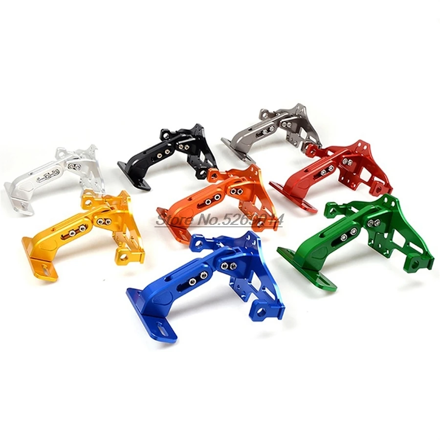 Алюминиевый Чехол со светодиодной подсветкой CNC для номерного знака мотоцикла