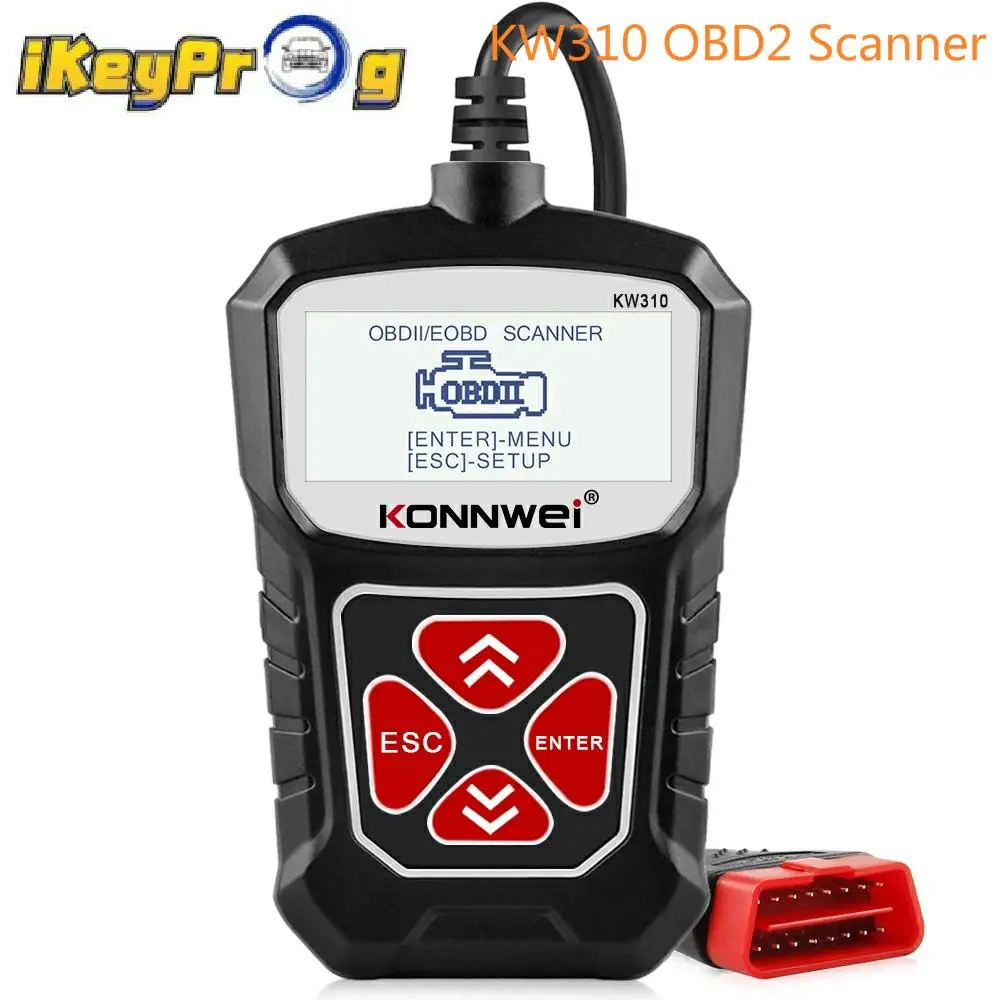 Сканер OBD2 KONNWEI KW310 для автомобиля сканер OBD 2 диагностический инструмент