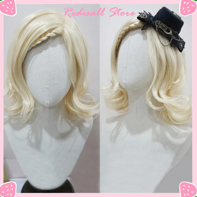 

Отлично! Парик для косплея мияна ИИ светильник-золотистых термостойких синтетических волос, проект идеальной мечты, Хэллоуин для женщин