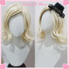 Отлично! Парик для косплея мияна ИИ светильник-золотистых термостойких синтетических волос, проект идеальной мечты, Хэллоуин для женщин