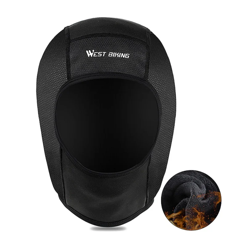 Черный зимний Флисовый Шарф на все лицо велосипедная шапка s для военных игр езды