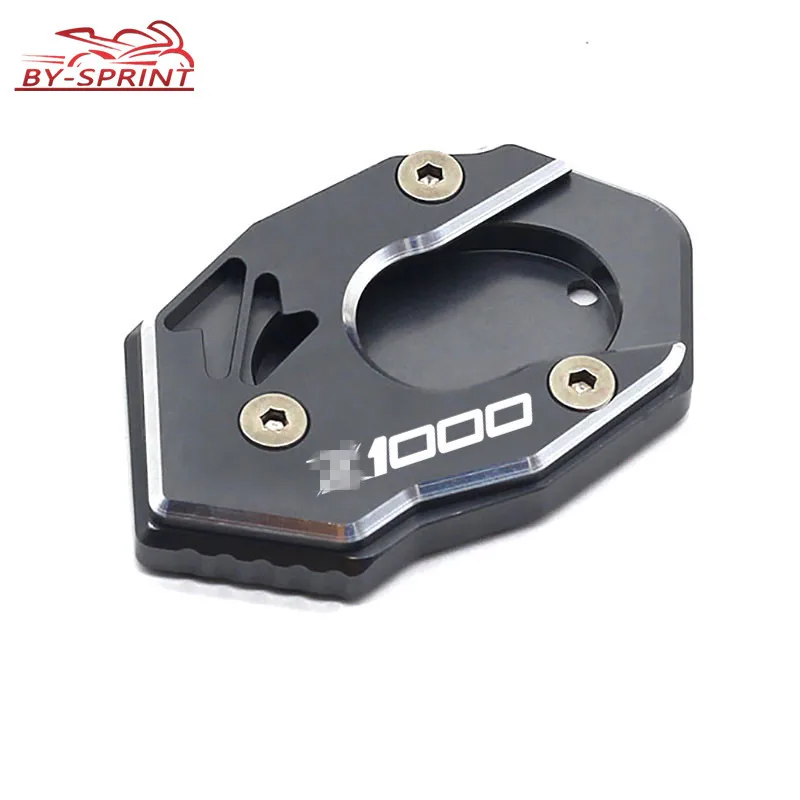 Motorcycle For Kawasaki Z650 Z900 Z1000 Z1000SX Z800 ER-6N ZX6R ZX10R CNC Aluminum Kickstand Plate Extension Pad Stand Enlarger |