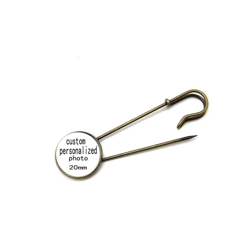 Ручная работа индивидуальная фотография семейная стеклянная брошь ребенок Папа