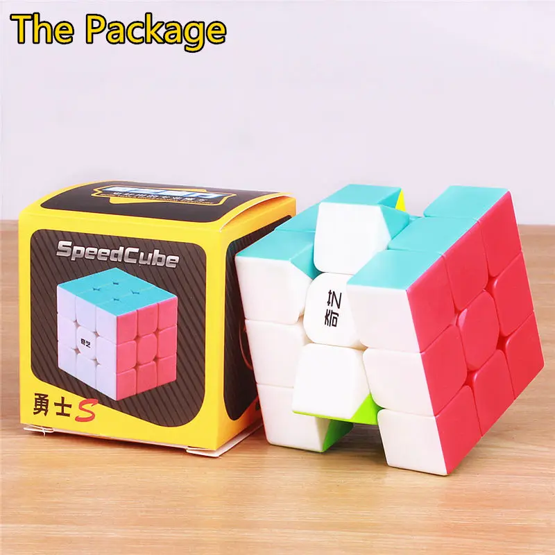 Qiyi warrior S 3x3x3 трехслойные магические кубики профессиональные соревнования