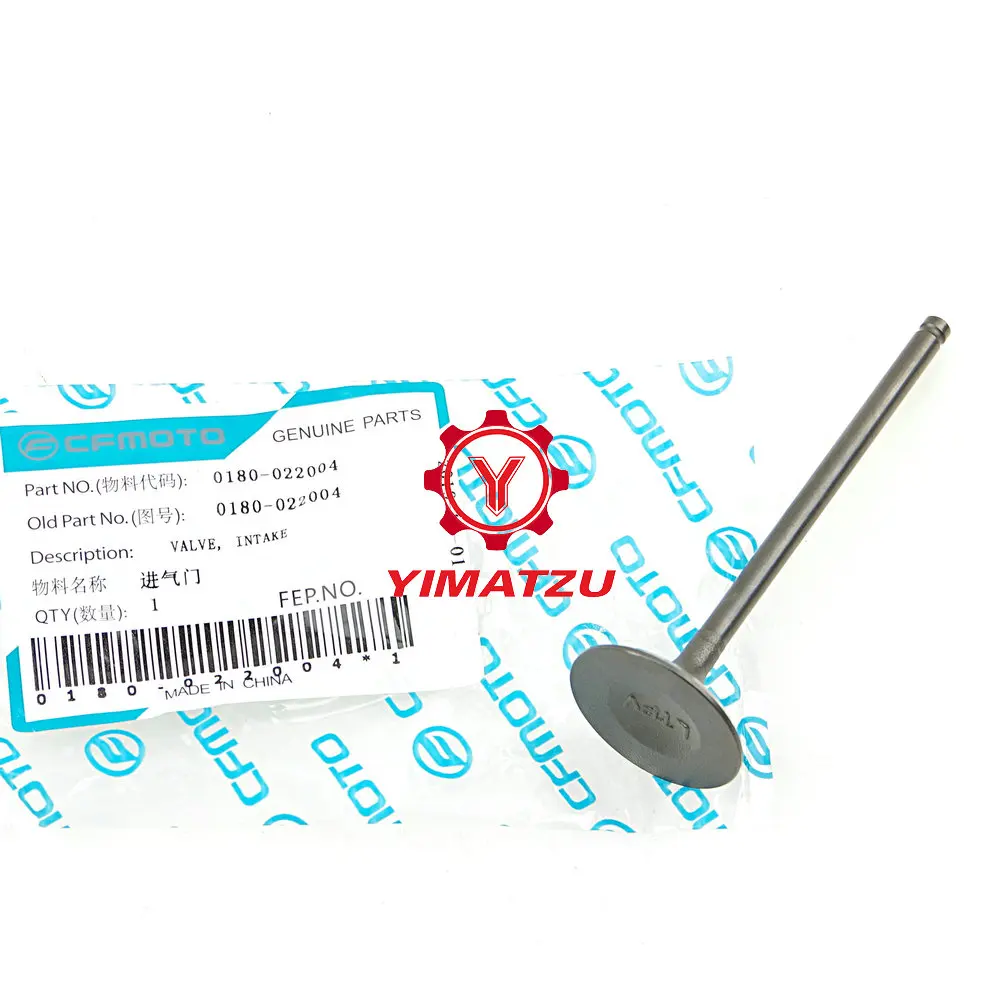 

YIMATZU ATV UTV PARTS ENGINE VALVE FOR CFMOTO CF188/A/B/C X5 CF500 ENGINE 0180-022005 0180-022004