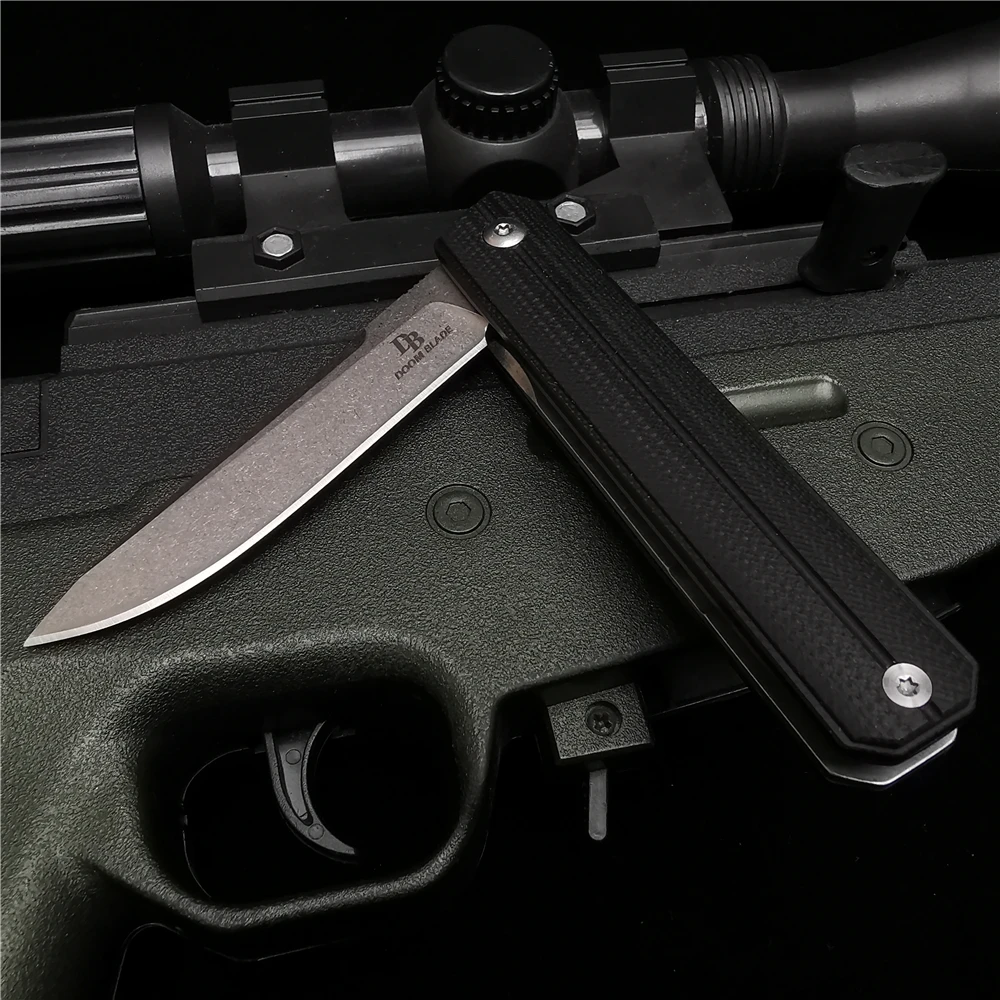175 мм острый карманный нож высокое качество D2 тактический охотничий черный