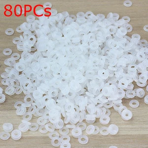 Кольцо уплотнительное Силиконовое, демпфирующее, амортизатор из силиконовой резины, 80 шт.