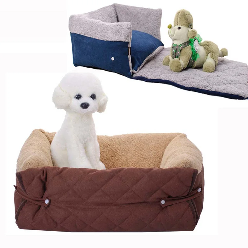 Кошка Кровать Дом Диван прекрасный складной многофункциональный Щенок Зимний