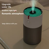 mini humidifier car home dual usb ultrasonic portable aroma diffuser with night light cool mist maker air humidifier purifier