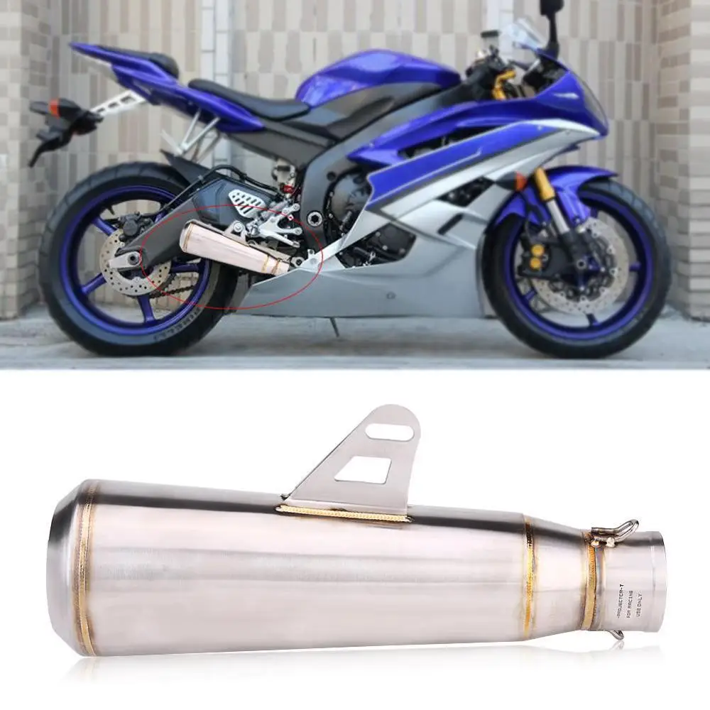 Выхлопная труба для мотоцикла универсальная 51 мм Kawasaki Honda Yamaha Style 2 | Автомобили и