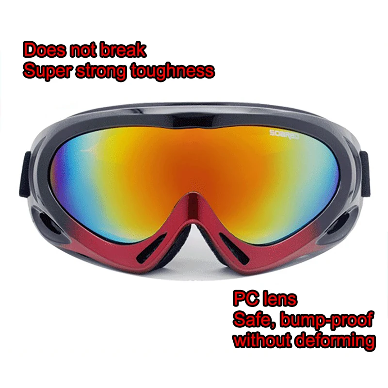 

Winter Skiing Goggles Snow Windproof Dustproof Glasses Sports Snowboard Anti-fog Snowmobile Skate Ski Eyewear