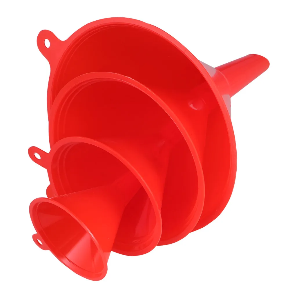 2 комплекта/8 шт Пластиковые воронки бензиновые керосиновые для жидкости кухни