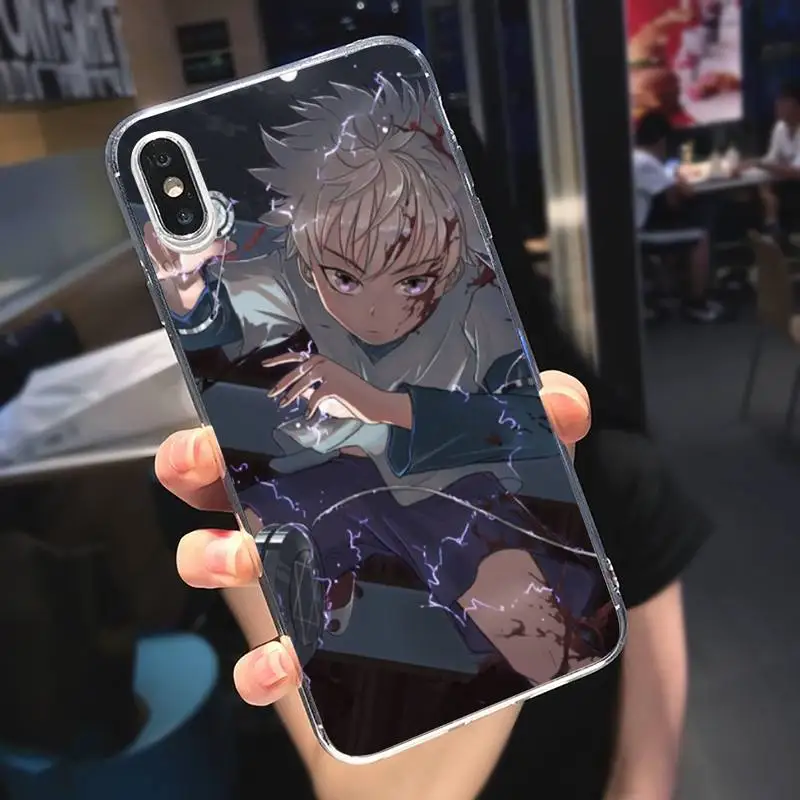 

Hunter X Hunter Japan anime Phone Case Transparent soft For iphone 5 5s 5c se 6 6s 7 8 11 12 plus mini x xs xr pro max