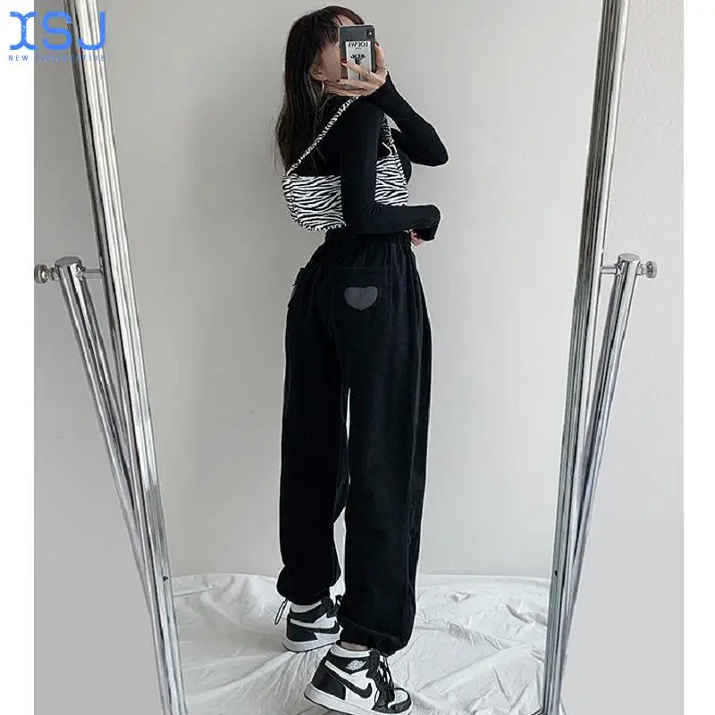 

Spring Sweatpants Casual Pants Harajuku Jogging Sweatpants Women Korean Fashion Cotton Jogging Sweatpants