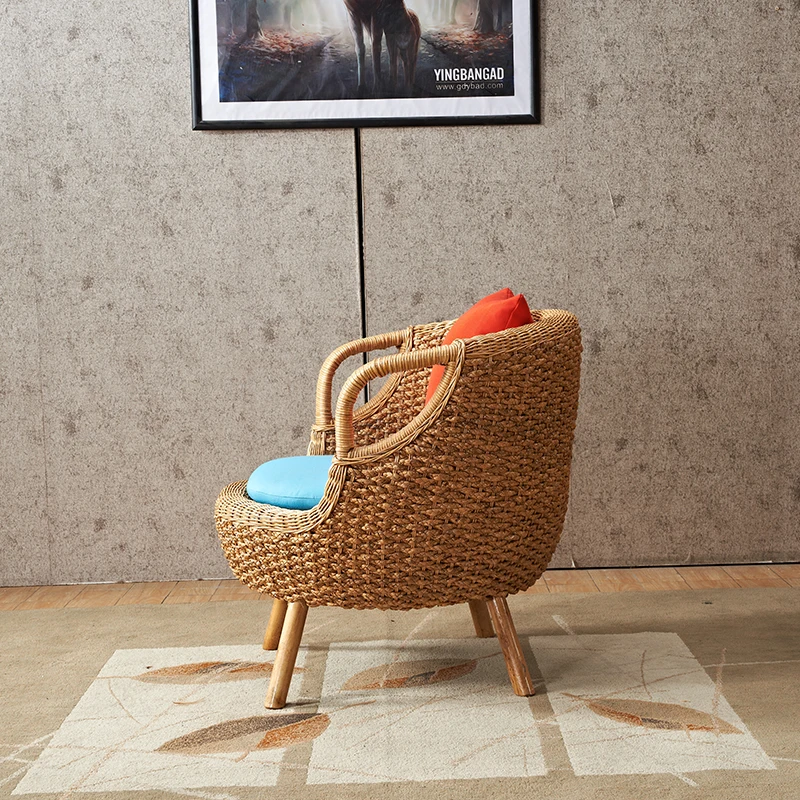 Ручной ротанговый стул и журнальный столик балкон Повседневный стол