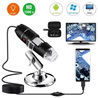 usb digital microscope 40x to 1000x bysameyee 8 led magnification endoscope camera with carrying case metal stand
