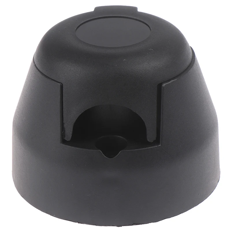 

12V Towbar Towing Socket Round European Standard Trailer Socket Black Frosted Materials Trailer Socket