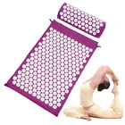 Коврик для иглоукалывания, Массажная подушка для снятия боли в спине, коврик для акупунктуры, коврик для йоги с шипами, набор для массажа и релаксации