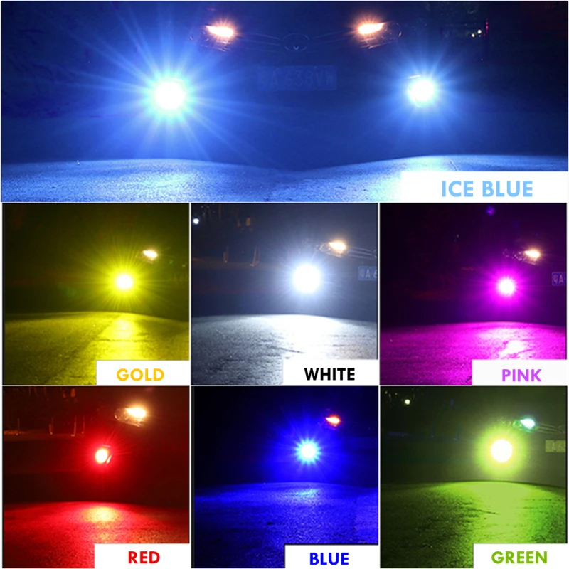 Комплект из 2 предметов H11 H8 Автомобильные светодиодные лампы дальнего света