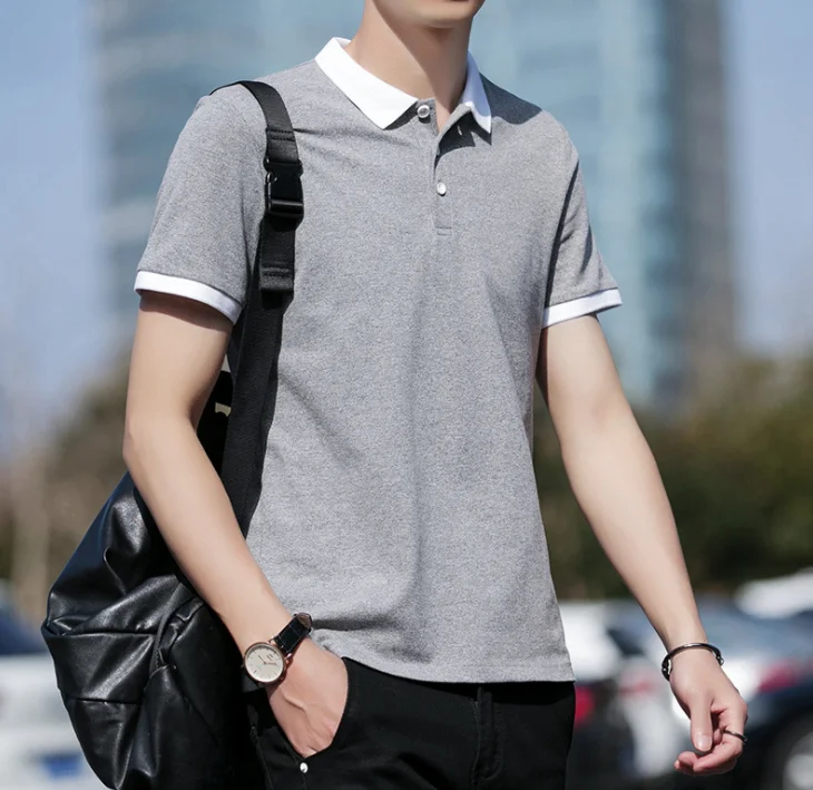 

Summer men's business casual short sleeve t-shirt 2288