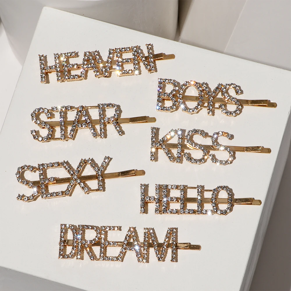 1 шт. заколка для волос с надписью|Шпильки и заколки волос| |