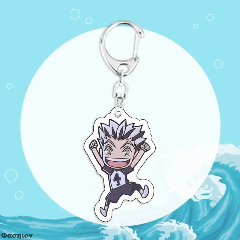 Милый брелок с подвеской в стиле аниме для косплея Haikyuu! Новые модные акриловые
