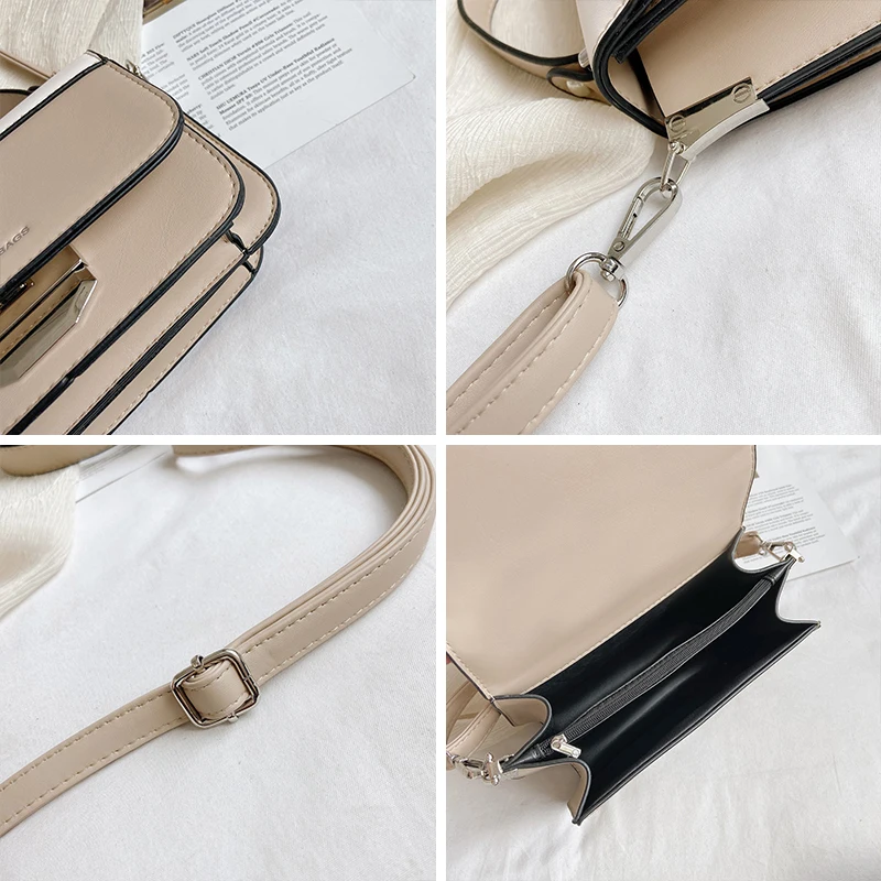 

JIEROTYX Leather High Quality Women's Handbags Female Pure Color Handbags Popular Totes Messenge Shoulder Bags Travel Bags