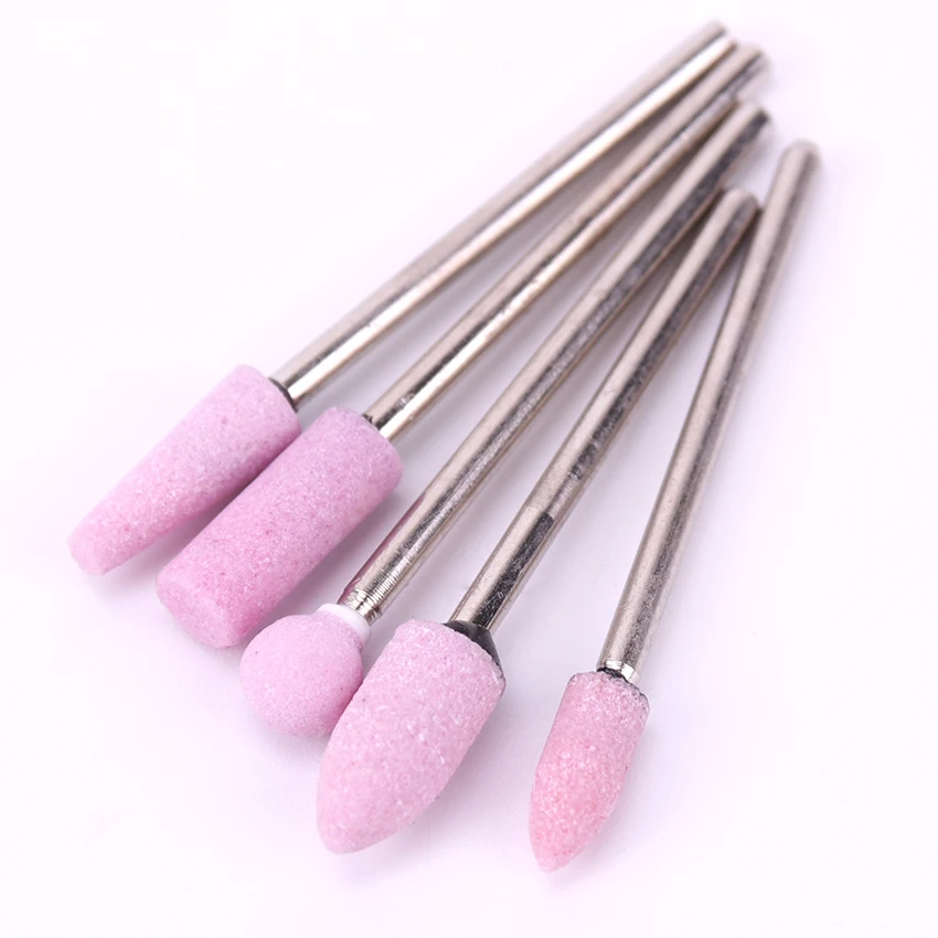 

1PC Ceramic Stone Nail Drill Bit Milling Cutter Clean Manicure For Electric Nail Drill Art Cutter Polishing Manicure Tools