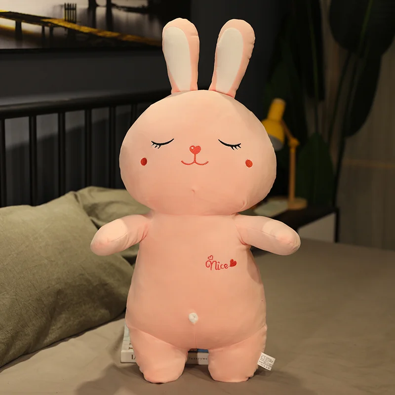 Comprare Nuovo Coniglio Bambola Della Peluche Ufficio Pisolino 2 In 1 Cuscino Di Aria Condizionata Coperta Letto A Dormire Cuscino Su Ordine All'ingrosso