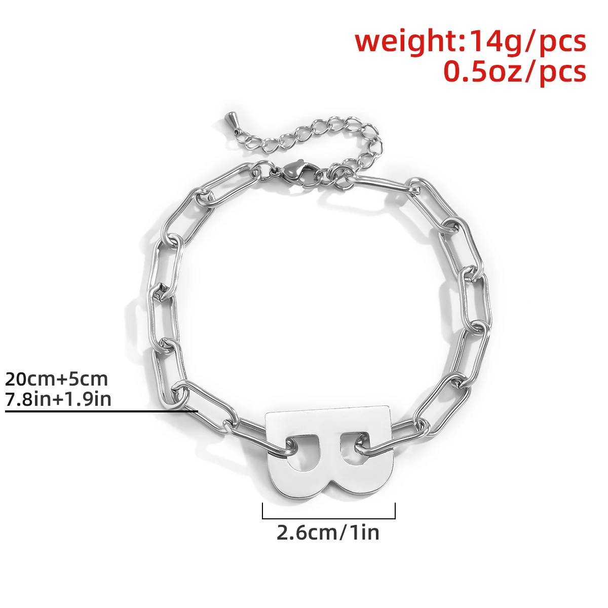 

Gothic Stainless Steel Chunky Thick Bracelets Bangles Women Man Letter Accessories Creative Statement Couple Bracelet Jewelry